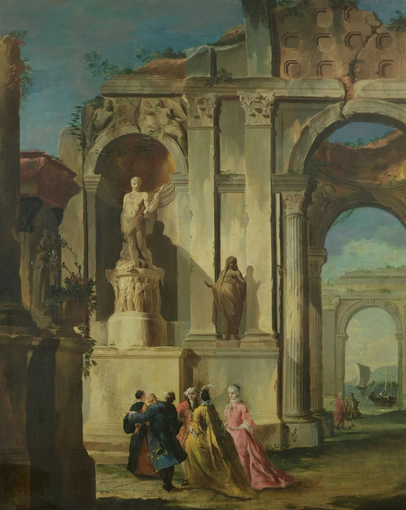 Visita alle rovine - Musee des Beaux, Arts, Tourcoing